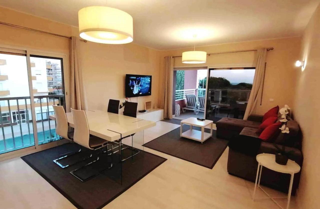 Beachfront Seaview Litoralmar Apt, Fast Wifi, Airco, Pool, Private Parking Portimão Exterior foto