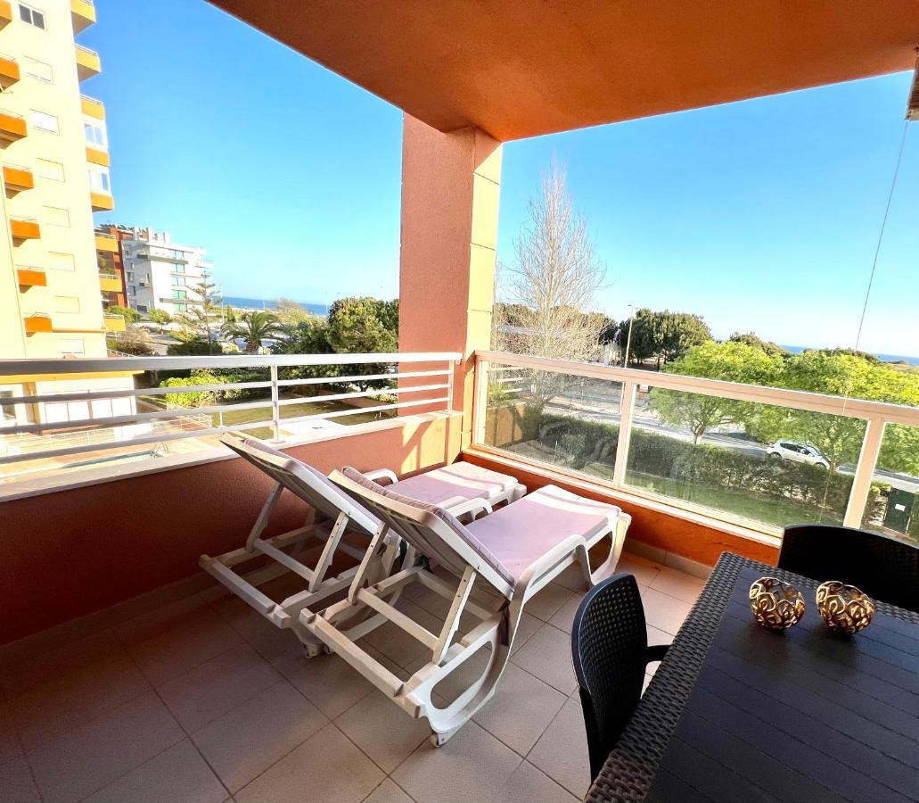 Beachfront Seaview Litoralmar Apt, Fast Wifi, Airco, Pool, Private Parking Portimão Exterior foto